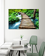 Obraz Drevený mostík 1930